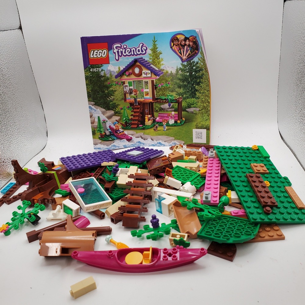 LEGO Friends Forest House 41679 Building Set with Instructions and Kayak